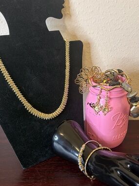 Mystery Jewelry Jar - All gold tone edition w/ OVER 30+ pcs